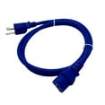 thumbnail image 1 of Kentek 4 FT Blue Computer Power Supply AC Cord Cable Wire for HP DELL ACER Desktop PC System, 1 of 1