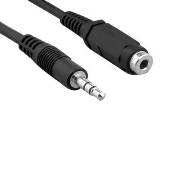 Kentek 6 Feet FT 3.5mm AUX auxiliary extension cable cord male to female M/F stereo audio for PC MAC iPod iPhone MP3 car monitor