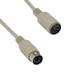 thumbnail image 1 of Kentek 6 Feet FT DIN5 5 Pin AT Keyboard Extension Cable Cord 28 AWG Molded Male to Female M/F for Legacy PC, 1 of 1
