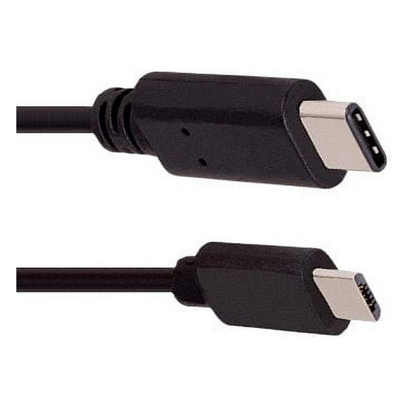 Kentek 6 Feet FT USB 2.0 High Speed Type C Cable Male to Micro B 5 Pin Male M/M 480M 3A Cord Data Transfer Sync Charge Power Black For Laptop PC Smartphone Tablet