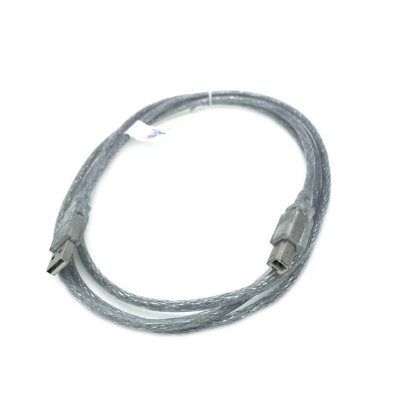 Kentek 6 Feet FT USB Cable Cord For BROTHER Sewing Machine LB6770 LB6800 LB6810 XR7700 XR6600 Clear