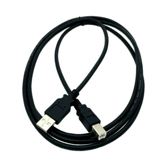 Kentek 6 Feet FT USB Cable Cord For EPSON WF-3720 WF-7610 XP-200 XP-300 XP-310 XP-320 XP-400
