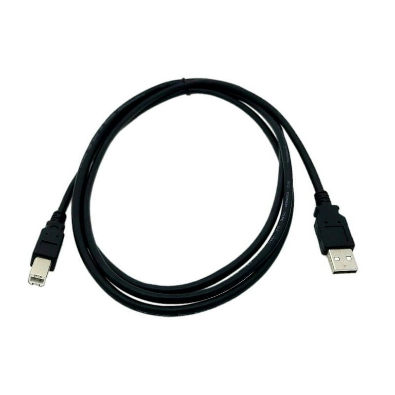 Kentek 6 Feet FT USB Cable Cord For HP DESKJET 2547 2548 2549 6120 6127  D2663 F4253 F4240 450 Printer Black