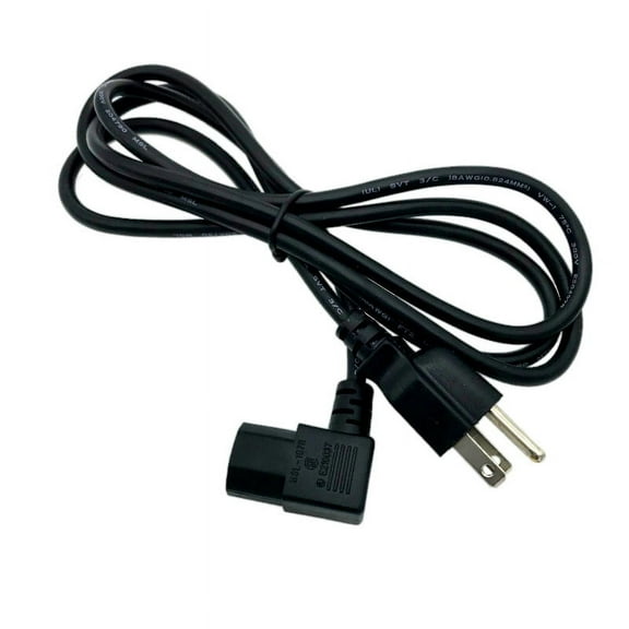 Kentek 6 Feet Right 90 Degree AC Power Cable Cord For MONSTER ROCKIN ROLLER 2, 3, RR2, RR3 Bluetooth Speaker