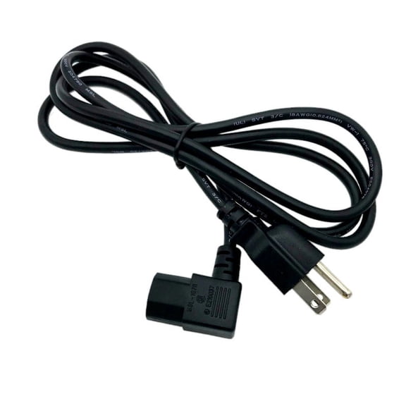 Kentek 6 Feet Right 90 Degree Computer Power Supply AC Cord Cable Wire for HP DELL ACER Desktop PC System