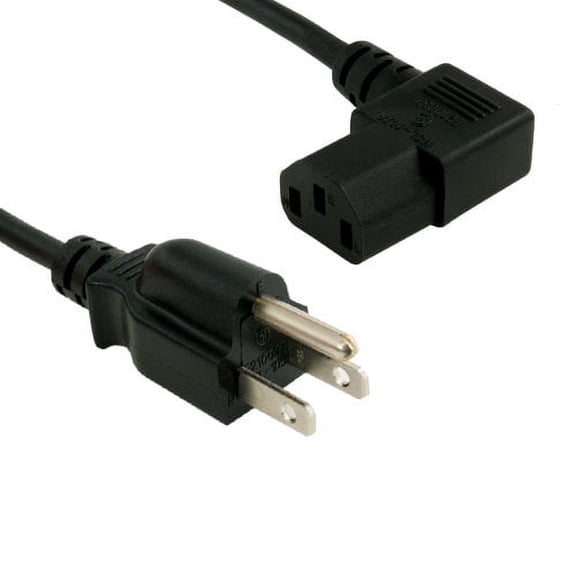 Kentek 6 Feet Right-angle 90 AC Power Cable Cord For VIORE TV LC22VF59 LC32VH5HTL RPT50V24D
