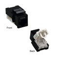 thumbnail image 1 of Kentek CAT6 Tool less Keystone Jack RJ45 Category 6 Ethernet Network ToolLess 110 Type Black, 1 of 1