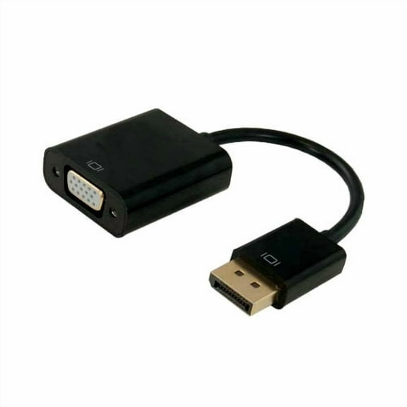 Kentek Display Port male to VGA HD15 female M/F video adapter converter cord DP DisplayPort PC MAC LCD CRT Projector Display