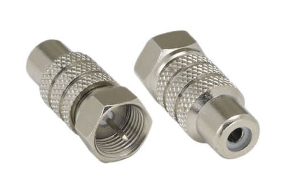 Kentek F-type coax coaxial male to RCA female M/F adapter connector plug jack