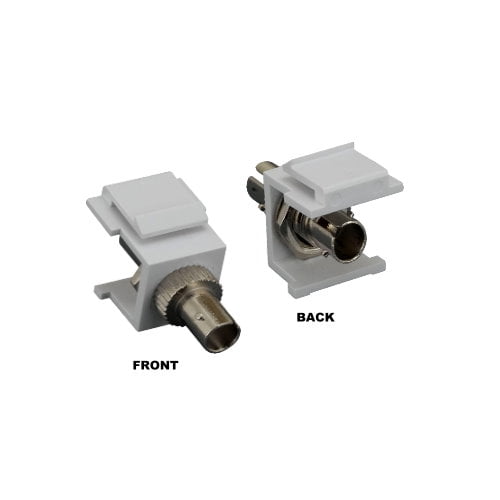 Kentek Fiber optic ST simplex keystone modular jack adapter coupler multimode