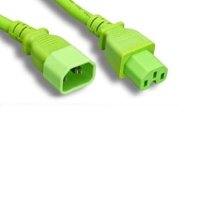 Kentek Green 2 Feet AC Power Cable for Dell PowerSwitch S Series Network Switch Replacement Cord to PDU UPS