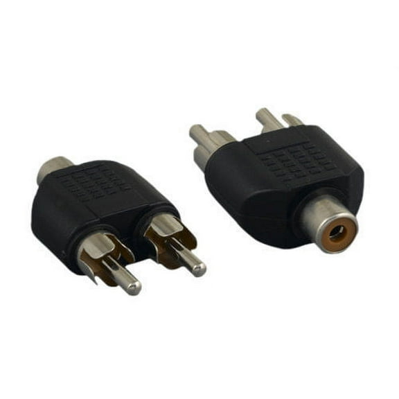 Kentek RCA mono female to RCA RW male M/F Y adapter converter connector for audio stereo TV system