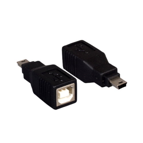 Kentek USB 2.0 Mini B 5 Pin Male to Type B Female F/M Converter Connector Gender Changer Adapter Coupler For Digital Camera Cell phone PDA PC MAC