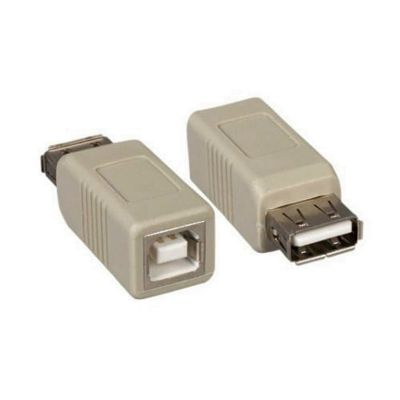 Kentek USB 2.0 Type A Female to Type B Female F/F Converter Extender Gender Changer Adapter Coupler For Printer Scanner Modem PC Computer Laptop