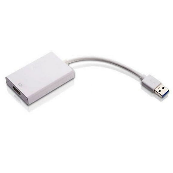 Kentek USB 3.0 Male to HDMI Female M/F Converter Adapter Cable Cord Connector for Computer PC System Windows Mac 1080p