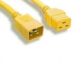 thumbnail image 1 of Kentek Yellow 10 Feet AC Power Cable for P/N CAB-C19-CBN-3 Cisco Cabinet Jumper Cord C20/C19 Replacement AC Cord, 1 of 1