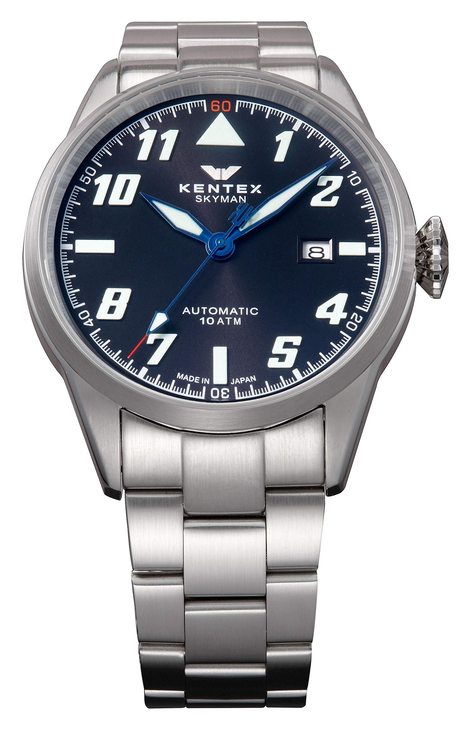 Kentex] Watch Mechanical Automatic Wind Skyman Pilot Alpha S688X 