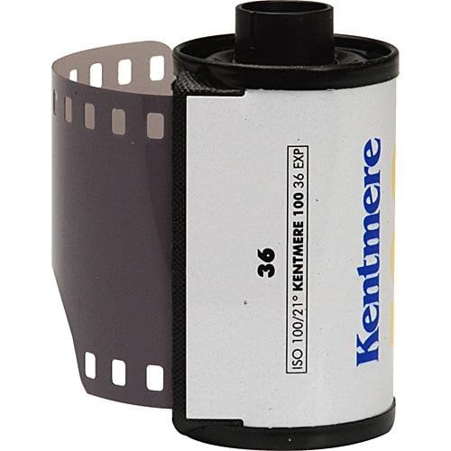 Kentmere 100 ASA Black and White Negative Film (35mm Roll Film, 36