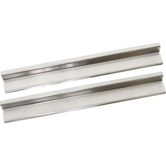 Kentrol 07-18 Jeep Wrangler JK Entry Guards Pair 2 Door - Polished Silver