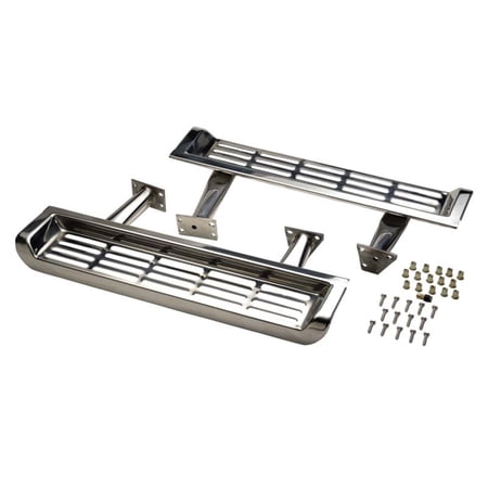 Kentrol 2000 Jeep Wrangler TJ Side Steps Pair 97 - - Polished Silver