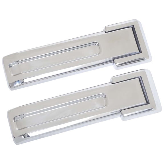 Kentrol 30017 Polished Silver Tailgate Hinge Overlays 4 Pieces 07-18 Wrangler JK