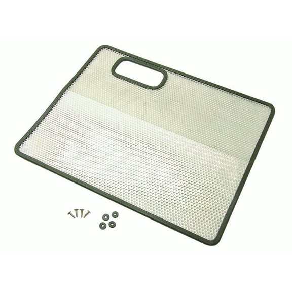 Kentrol  30440 Jeep Wrangler YJ - 1987-95 Bug Shield Polished Stainless Steel