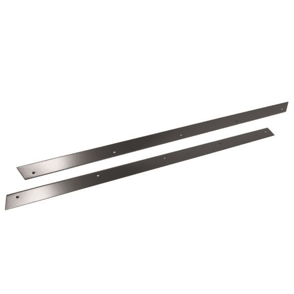 Kentrol 50414 Black Rocker Guards for 76-86 CJ7 Powdercoat Stainless