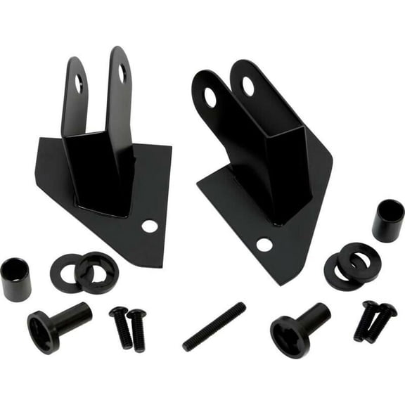 Kentrol 50533 Black Mirror Relocation Bracket Pair 87-95 Wrangler TJ