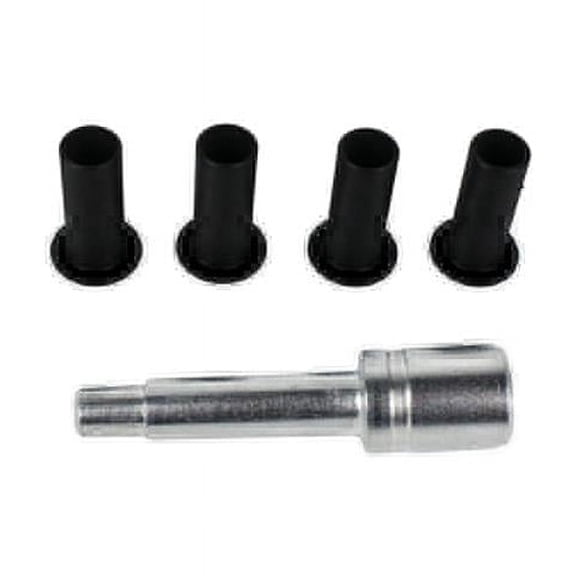 Kentrol CJ, YJ & Tj Door Hinge Liners for 1976-2006 Jeep Wrangler, Black Delrin