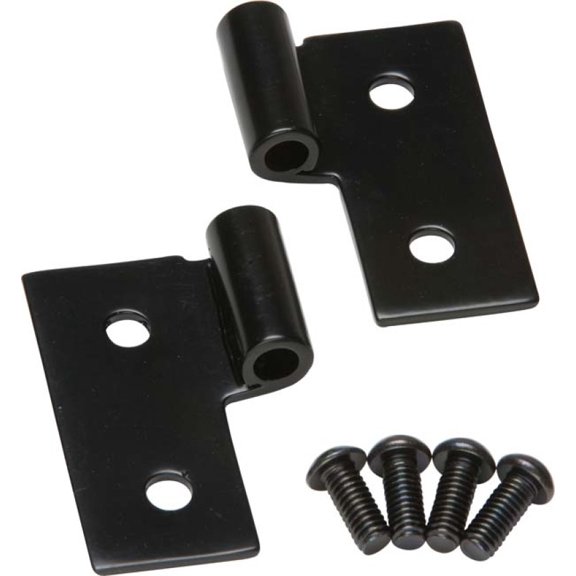 Kentrol KEN50407 Black Powder Coated Stainless Steel Lower Door Hinges