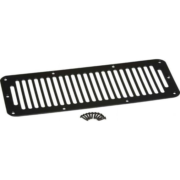 Hood Vent CJ - 1978-86 Black Powder Coated Stainless