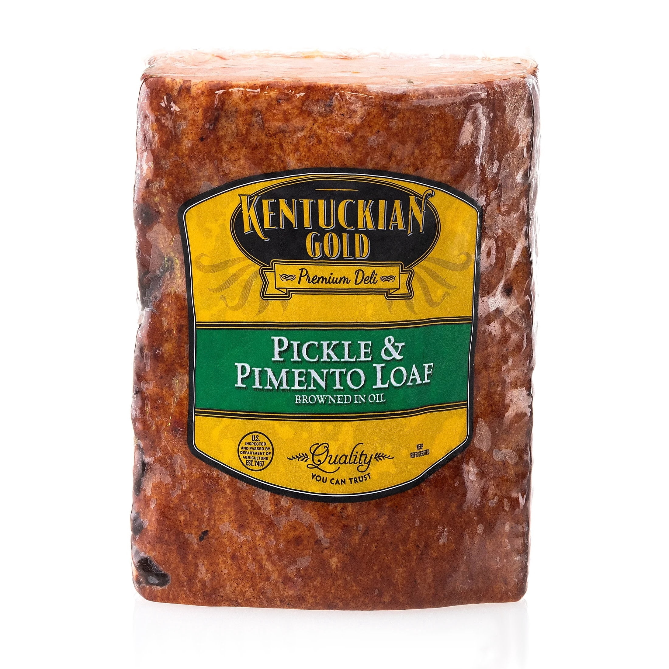 Kentuckian Gold Premium Deli Pickle & Pimento Loaf, Gluten-Free