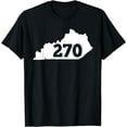 thumbnail image 1 of Kentucky 270 Area Code T-Shirt, 1 of 4