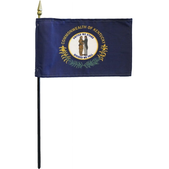 Kentucky - 4"X6" Stick Flag