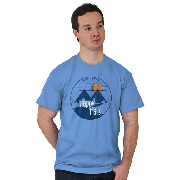 Kentucky Appalachian Mountains Hiker Men's Graphic T Shirt Tees Brisco Brands L