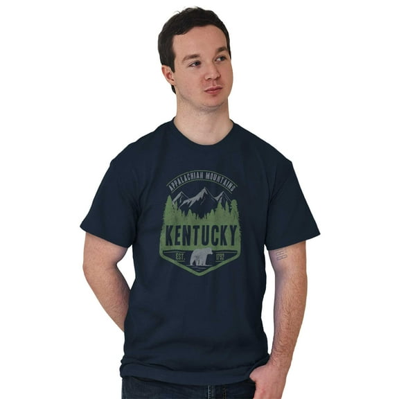 Kentucky Appalachian Trail Camping Plus Size Crewneck Graphic Tee Shirt Brisco Brands 3X