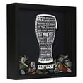 thumbnail image 1 of Torched Kentucky Drink Beer Shadow Box Wall Mount Decor 13"x13"x3" Black, 1 of 8