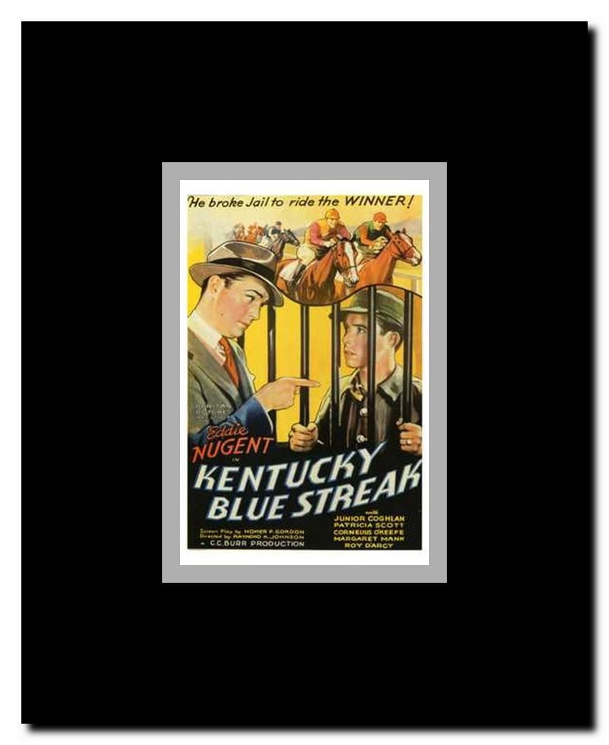 Kentucky Blue Streak Framed Movie Poster