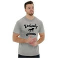 thumbnail image 1 of Kentucky Bluegrass State Horse Cute Plus Size Crewneck Graphic Tee Shirt Brisco Brands 2X, 1 of 3