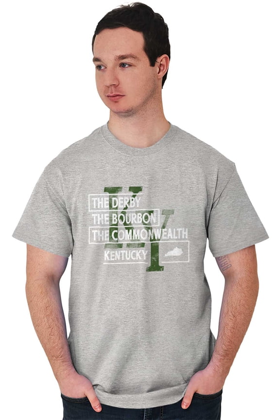 Kentucky Bourbon Derby Commonwealth Men's Graphic T Shirt Tees Brisco Brands X