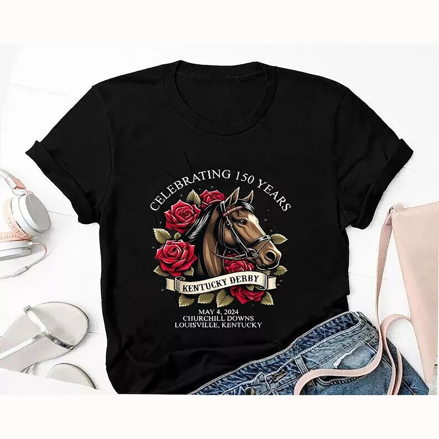 Kentucky Derby 150th Anniversary Shirt, Kentucky Derby Horse Racing T
