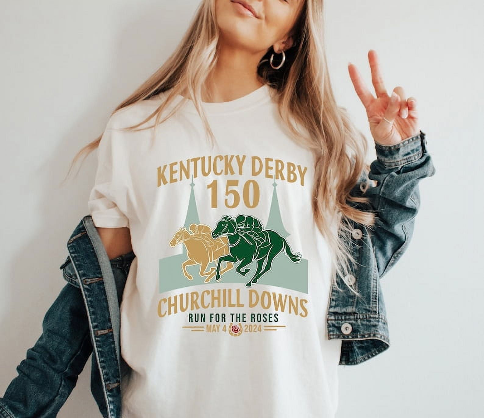Kentucky Derby Churchill Downs 2024 Shirt, Run For The Roses Tee, 150th