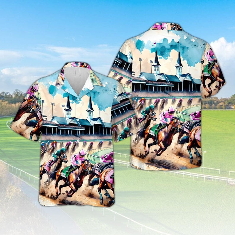 Kentucky Derby Churchill Downs 2025 Hawaiian Shirt, Horse Racing Lover