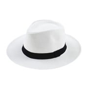 Kentucky Derby Hats for Men 1920S Short Brim Felt Panama Cap Uv Upf 50+ Sun Uv Protection Straw Beach Hat with Strap Summer Beach Style 1920S Unisex Party Costume Hats Roll Up Hats WH1