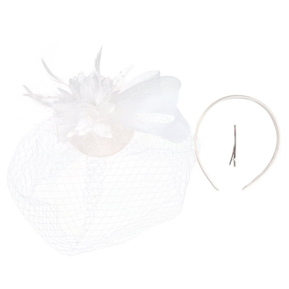 Kentucky Derby Hats for Women CQXIDFH 1920s Flapper Rhinestone Headband, Vintage Black Cocktail Headpiece for Women (White, One Size)