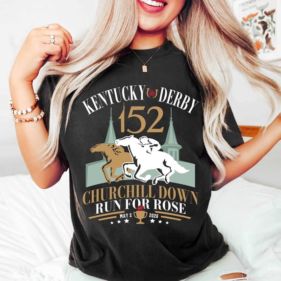 Kentucky Derby Race 2026 T-Shirt, Kentucky Race Weekend Shirt, 152st Run For Roses Shirt