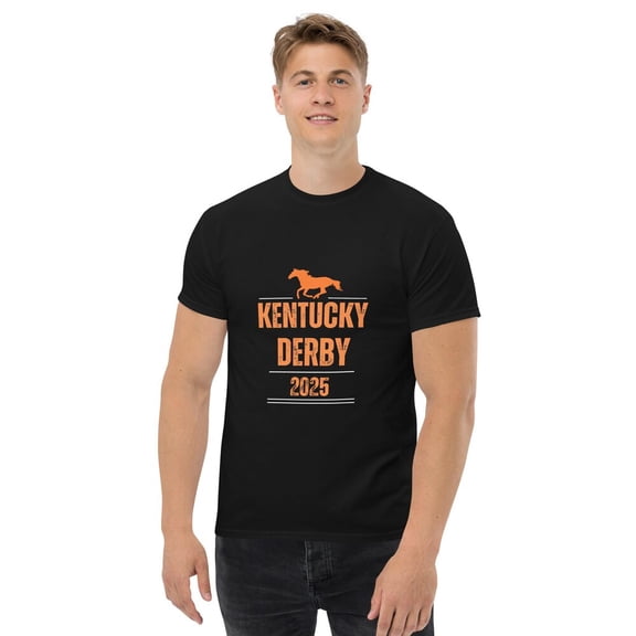 Kentucky Derby Race Run 2025 Event Men'S T-Shirt Black Unisex S-5XL Hot Trending Shirt, Vintage Birthday Gift