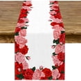 thumbnail image 1 of Kentucky Derby Table Runner Roses Mother''s Day Engagement Wedding Valentine Party Decoration Home Kitchen Dining Room Decor 72Inches Long, 1 of 5