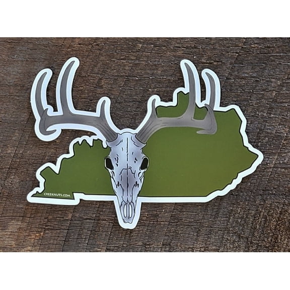 Kentucky Euro Mount Deer Hunting Sticker Decal
