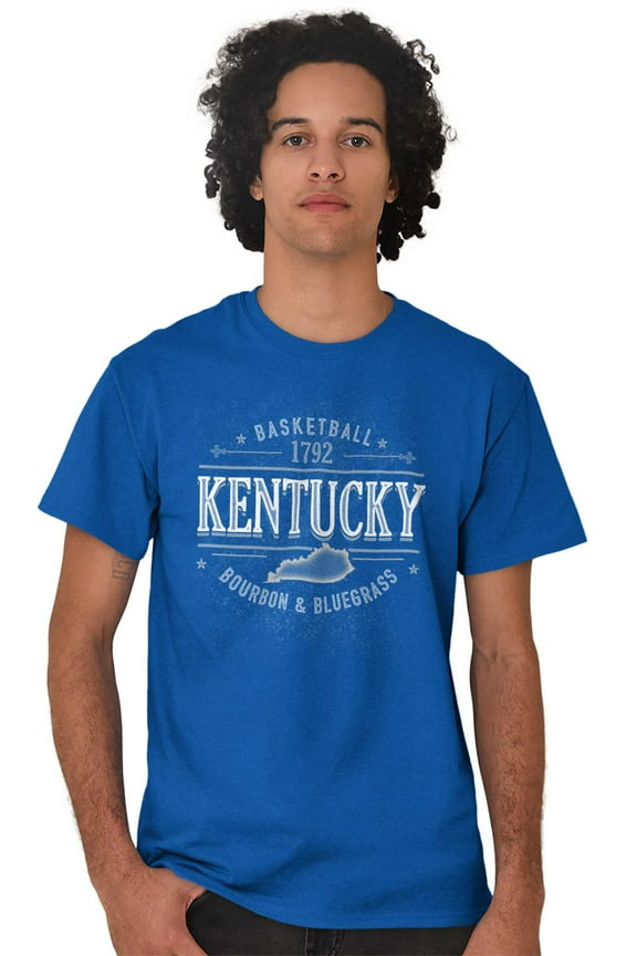 Kentucky Favorites Bourbon Bluegrass Men's Graphic T Shirt Tees Brisco Brands L